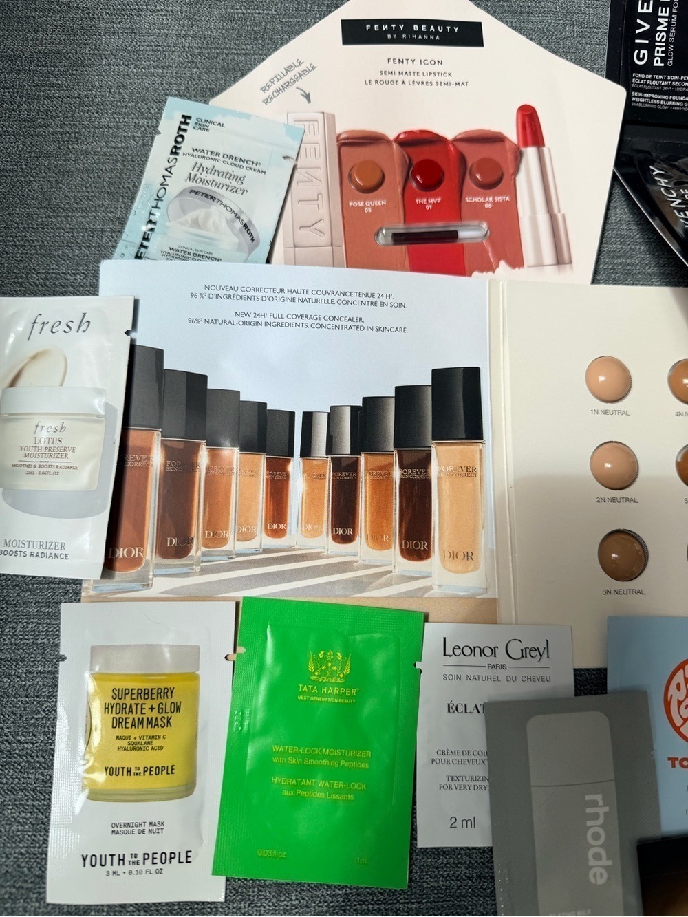 Dior Givenchy Drunk Elephant Rhode Youth to the People Beauty Sample Bundle - Picture 2 of 4